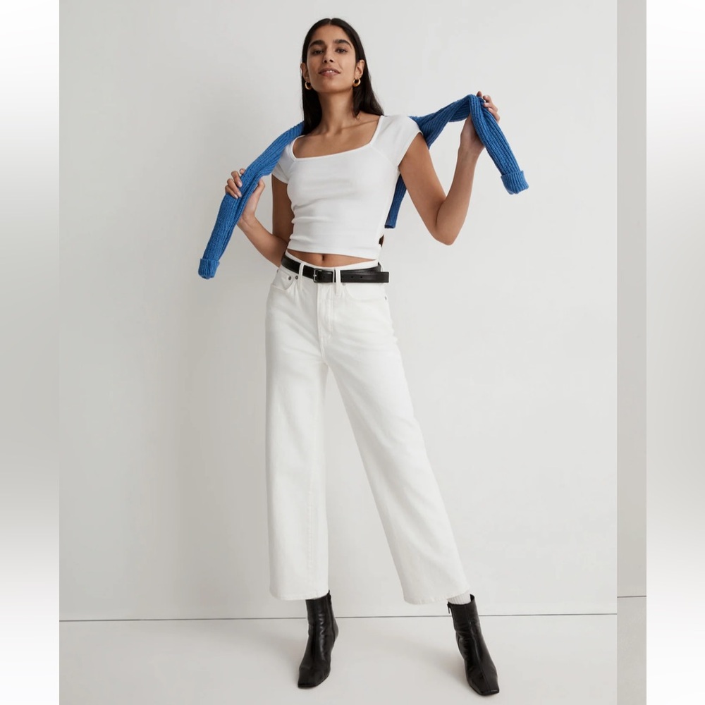 Madewell Perfect Vintage Wide-Leg Crop Jean